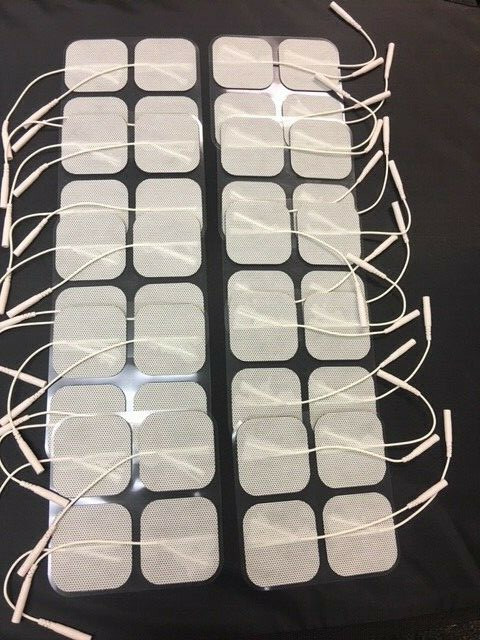 40PCS Replacement Te*s Electrode Pads E.MS For Intensity Twin Stim III Unit BULK