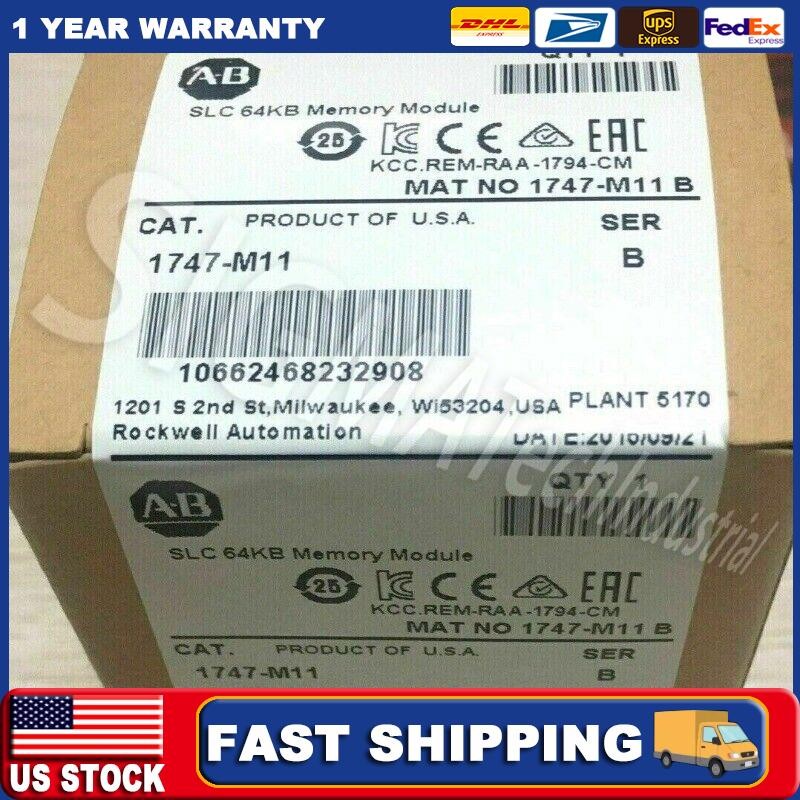 New Factory Sealed 1747-M11 SLC 500 Eeprom Memory Module 1747M11 Fast Shipping