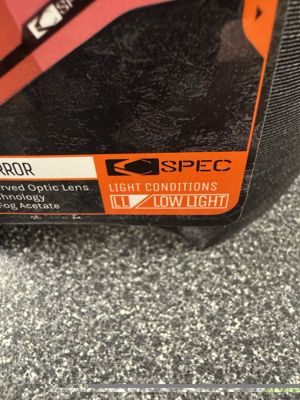 CRBN C-Spec ZERO lens. Lowlight: Rose- Clear Mirror. BNIB!