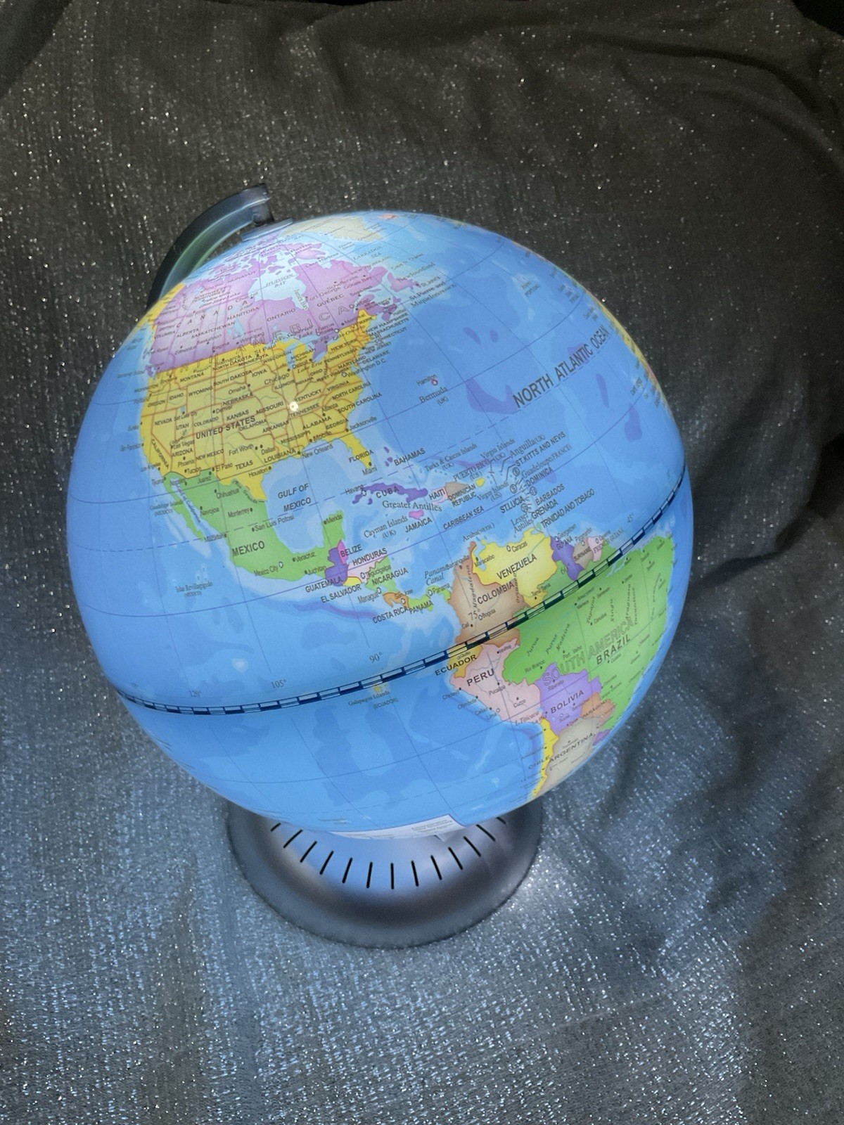 Costway 8" World Globe Illuminated Education Globe See Pics Map
