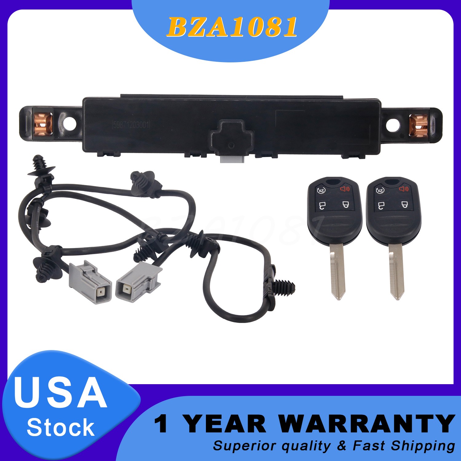 For Ford F150 F-150 2011-2014 Remote Start Switch Kit w/2 Keys BC3Z-19G364-A New