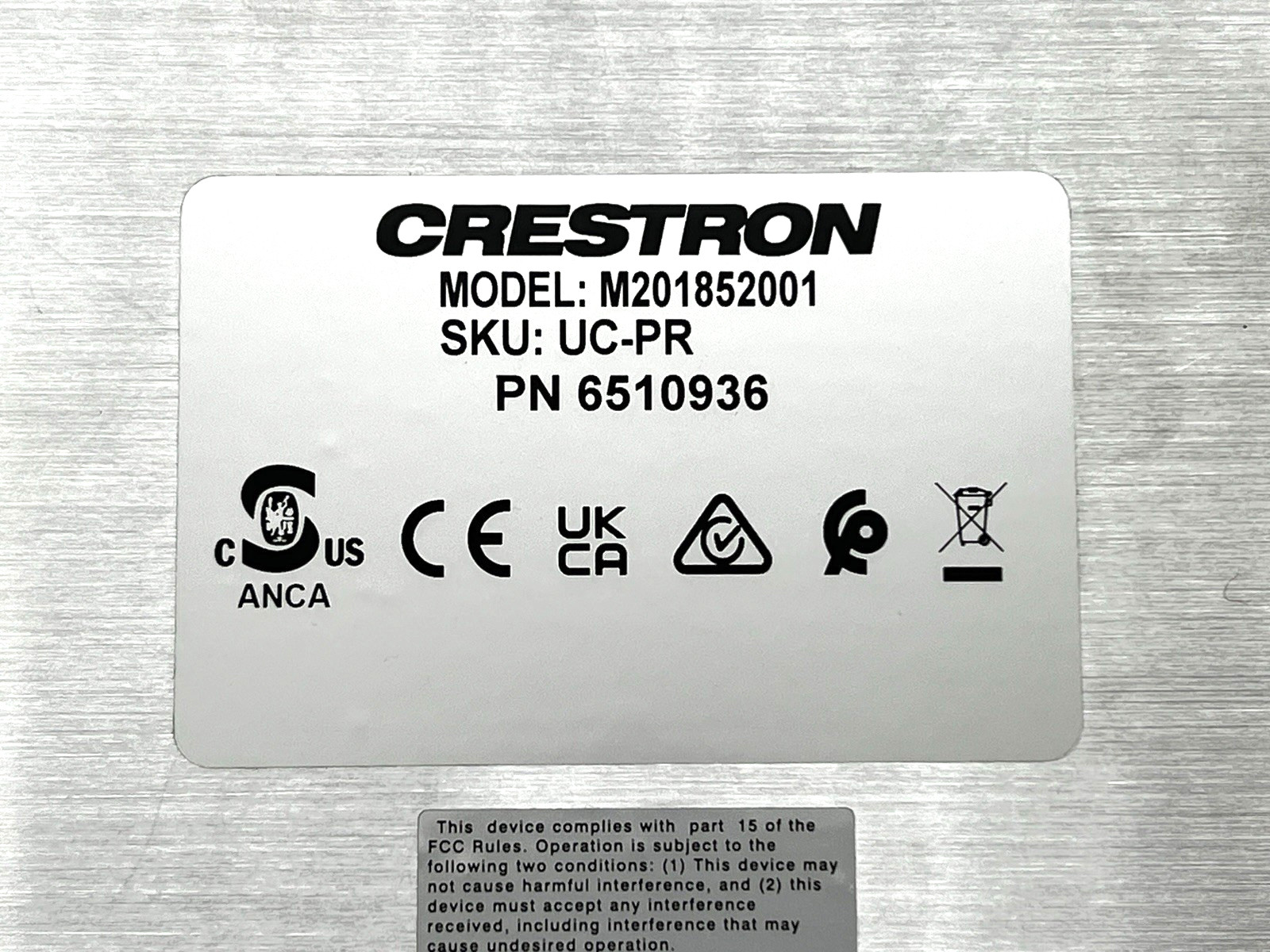 CRESTRON UC-PR HDMI USB-C PRESENTATION TRANSMITTER ZOOM TEAMS - 87A