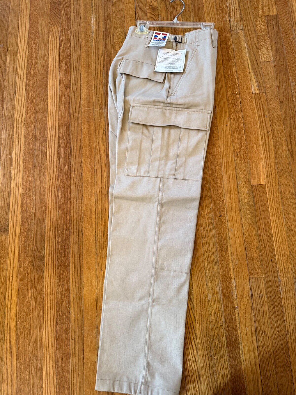 Propper BDU Trouser Khaki Button Fly Size X-Small Regular New!