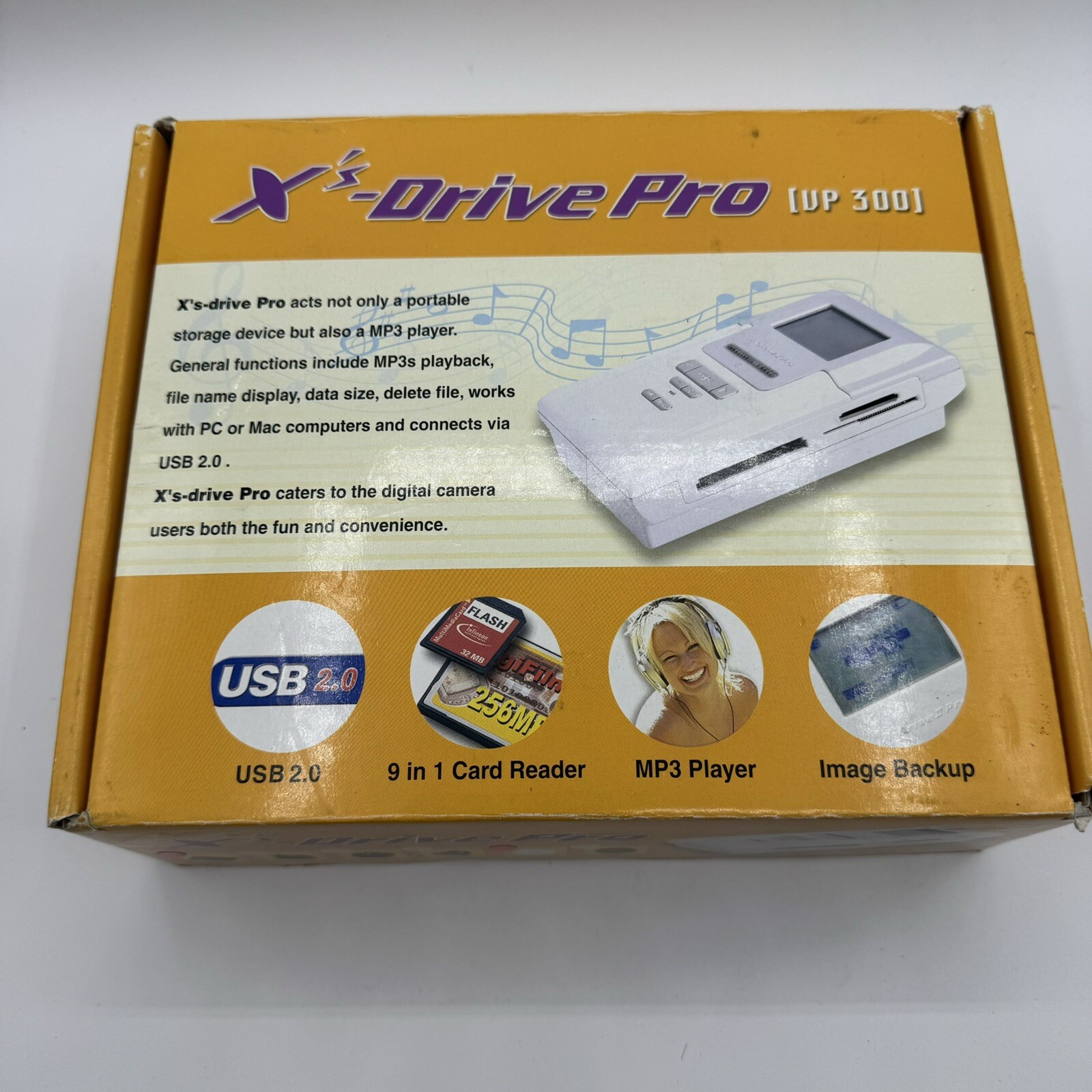 Vosonic X's Drive Pro VP-300 Multimedia Reader Storage Xs drivepro