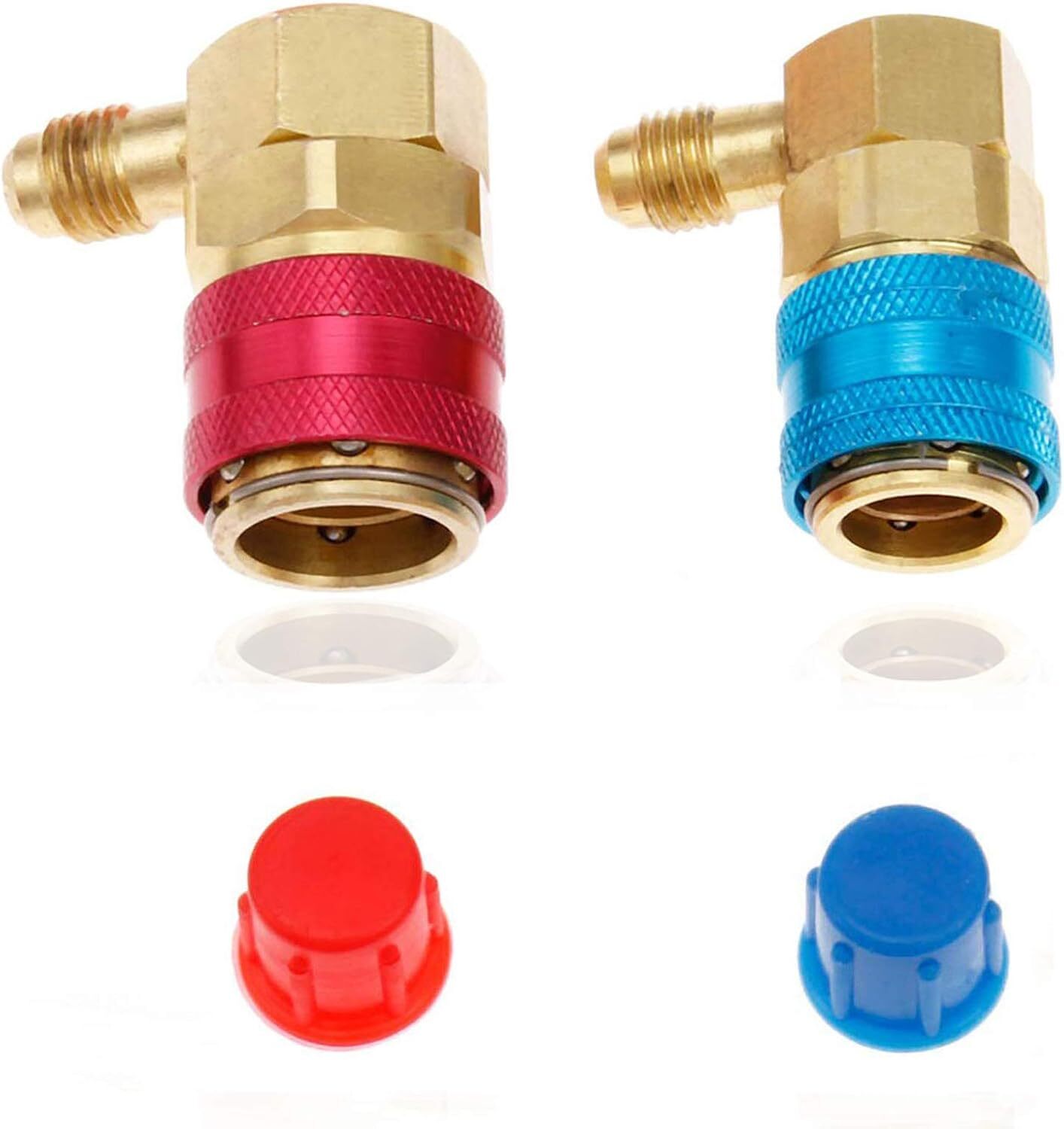 Quick Coupler, AC Adapter Fittings Quick Connector, 1/4" SAE Male Flare High/Low