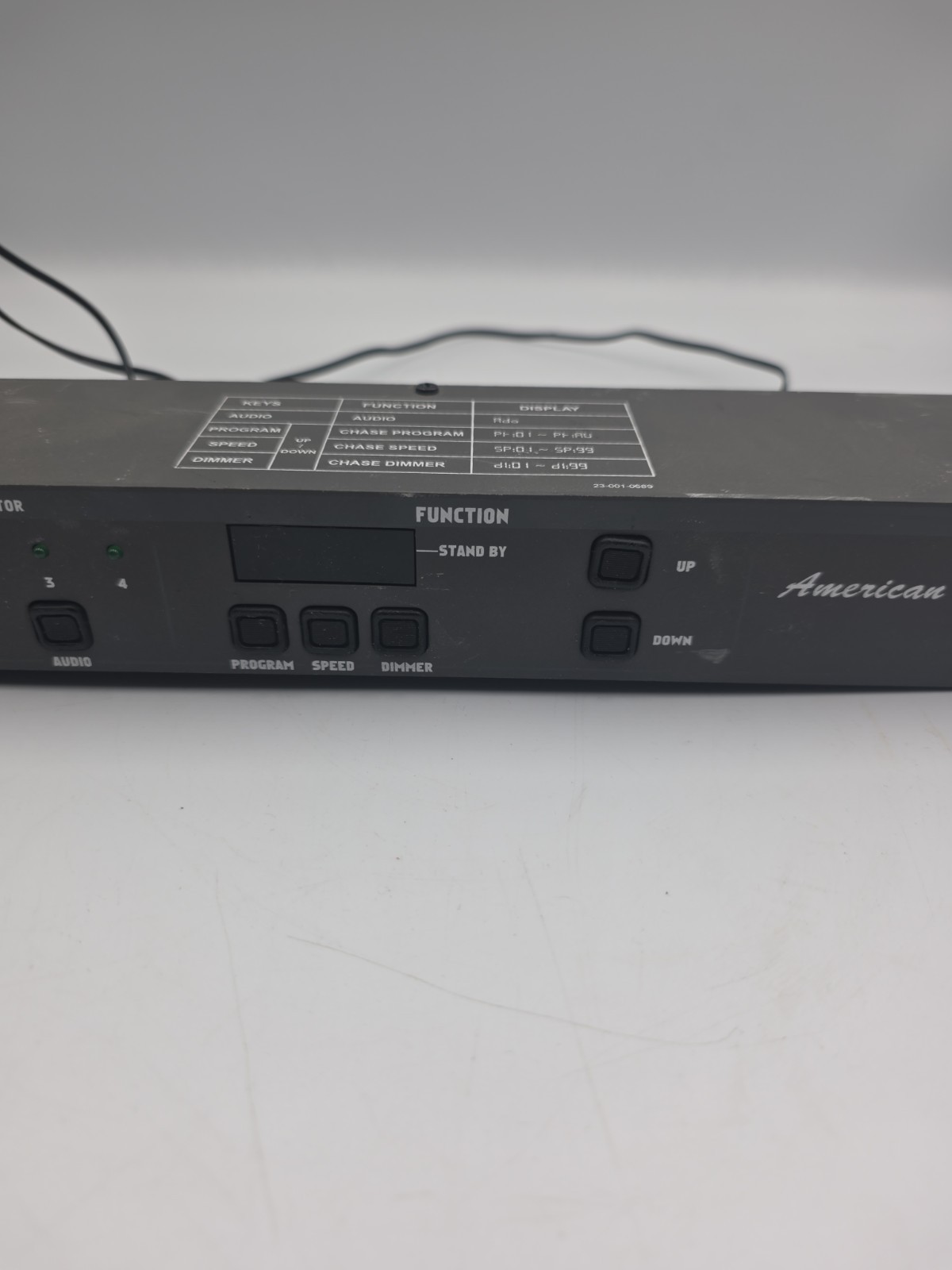 American DJ S-4a/DMX Strobe Controller