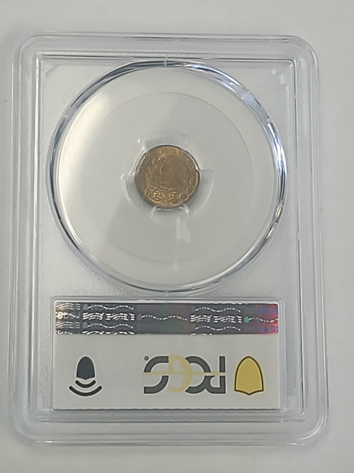 1970 1C Mexico Smal Size Pcgs Ms66