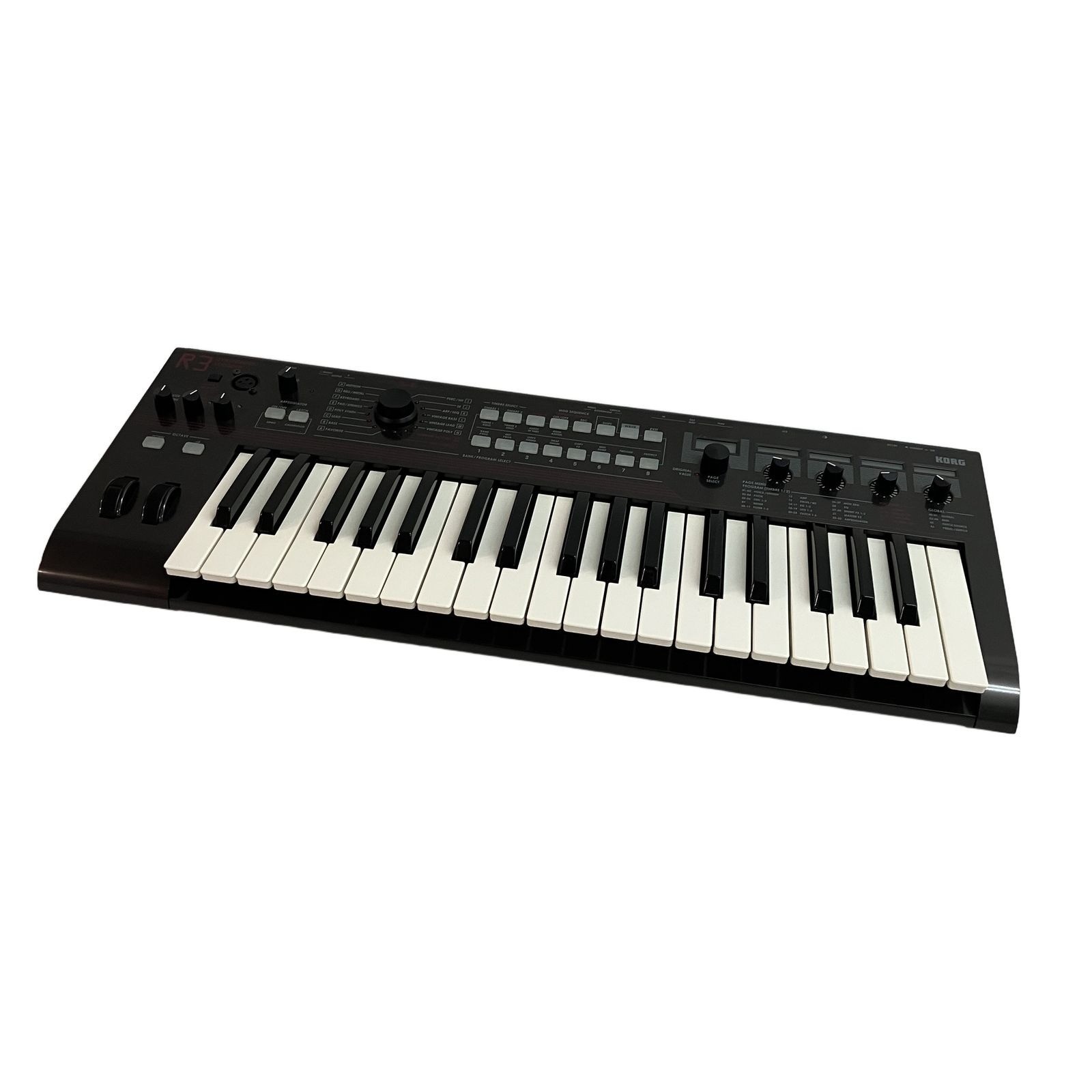 Korg R3 37 key keyboard vocoder with /Mic/power Cable Test Completed