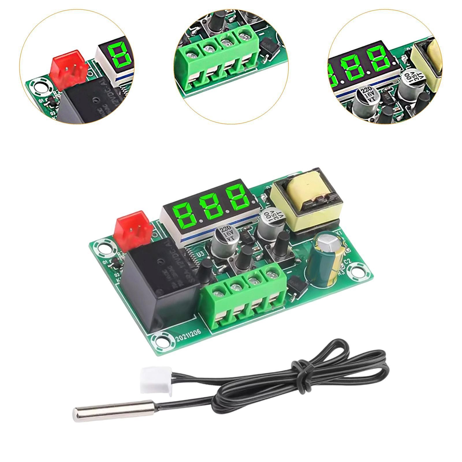 -w1209D Waterproof Ntc Easy to Install Display Digital Thermostat Module