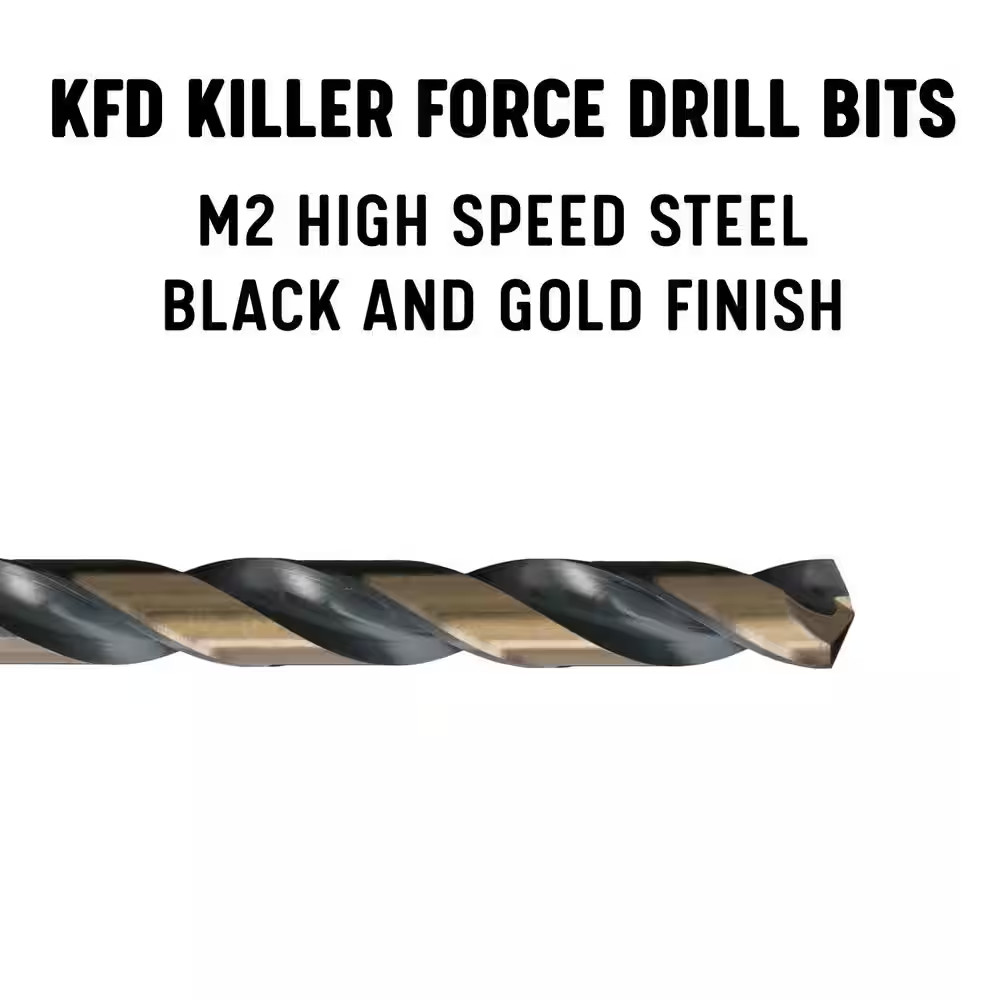 1/8 In. Quick Change Drill Bit with Hex Shank (12-Pieces)
