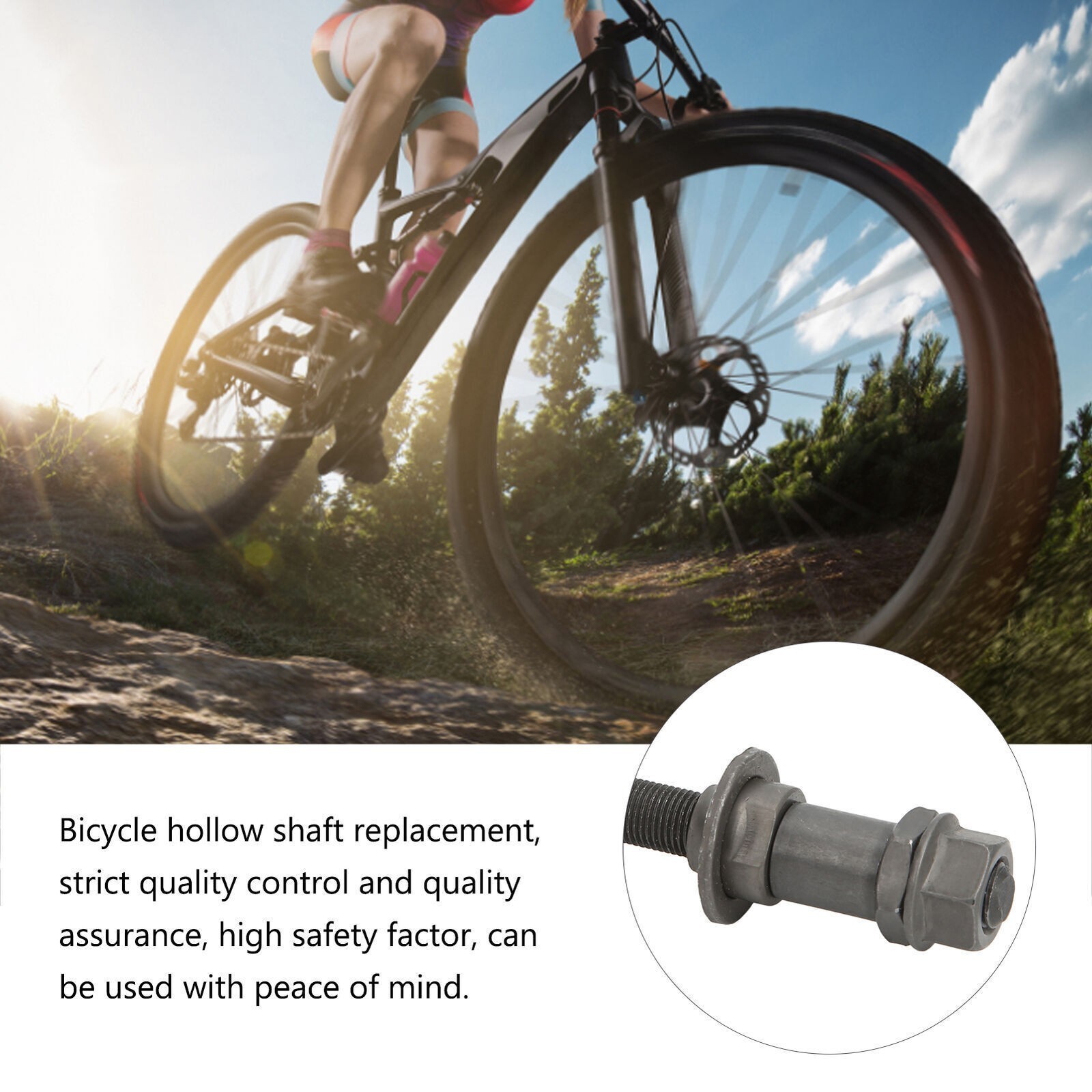 Mountain Bicycle Hub Axle Rear Quick Release Hub Hollow Shaft Bicycle