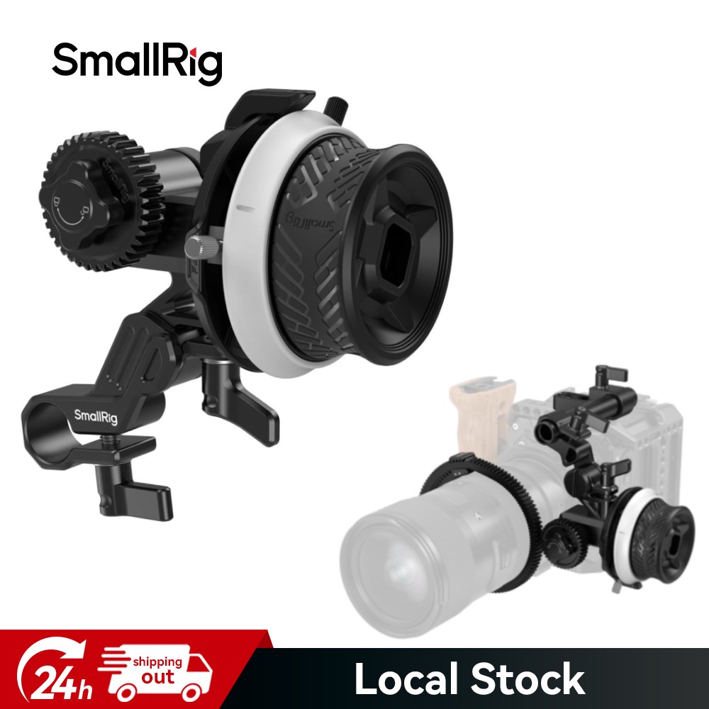 SmallRig Mini Follow Focus with A/B Stops & 15mm Rod Clamp for DLSR Camera