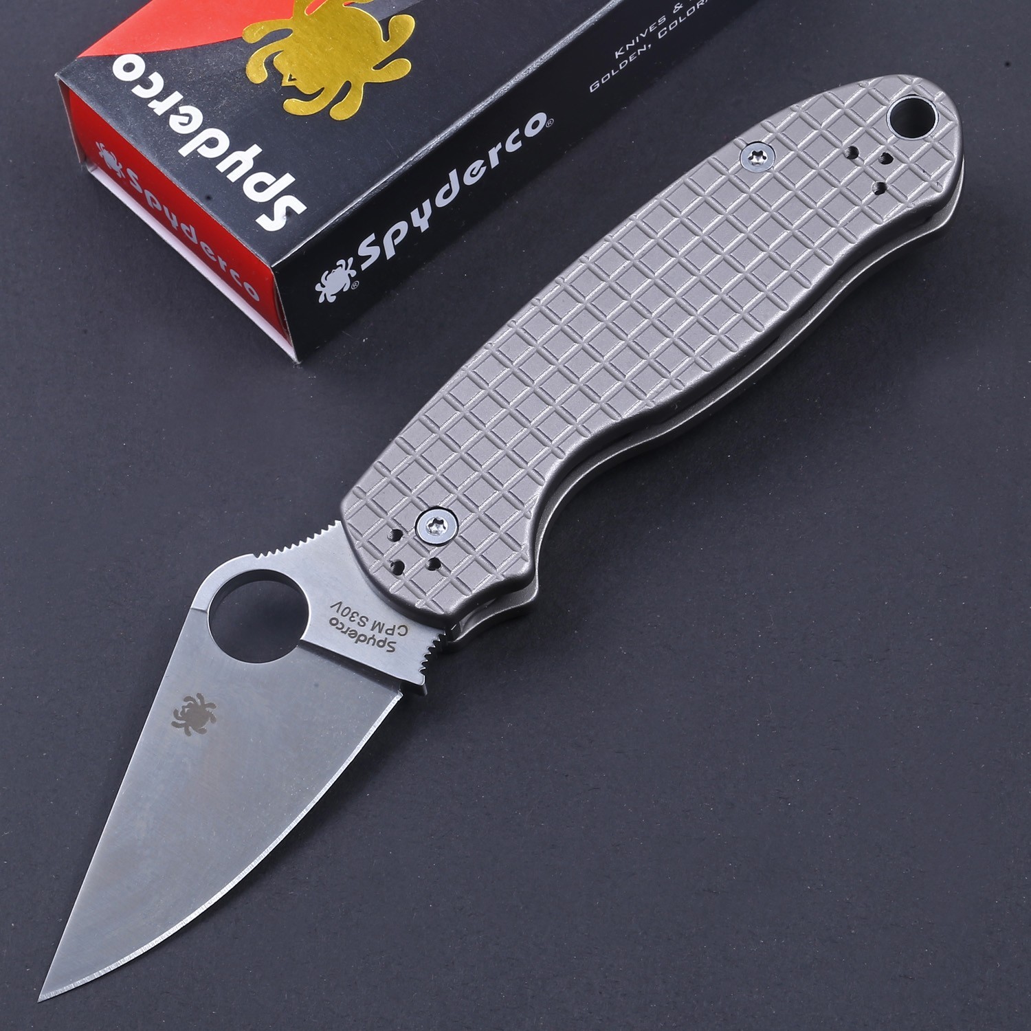 Aluminium Handle D2 Stainless Steel Bearing Bearing Flipper Pocket Folding Knife