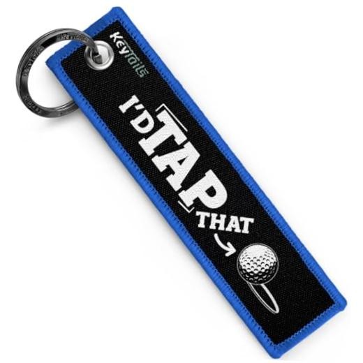 Keychains, Premium Quality Key Tag for Cars, Trucks, Golf Cart, ATV, UTV Blue