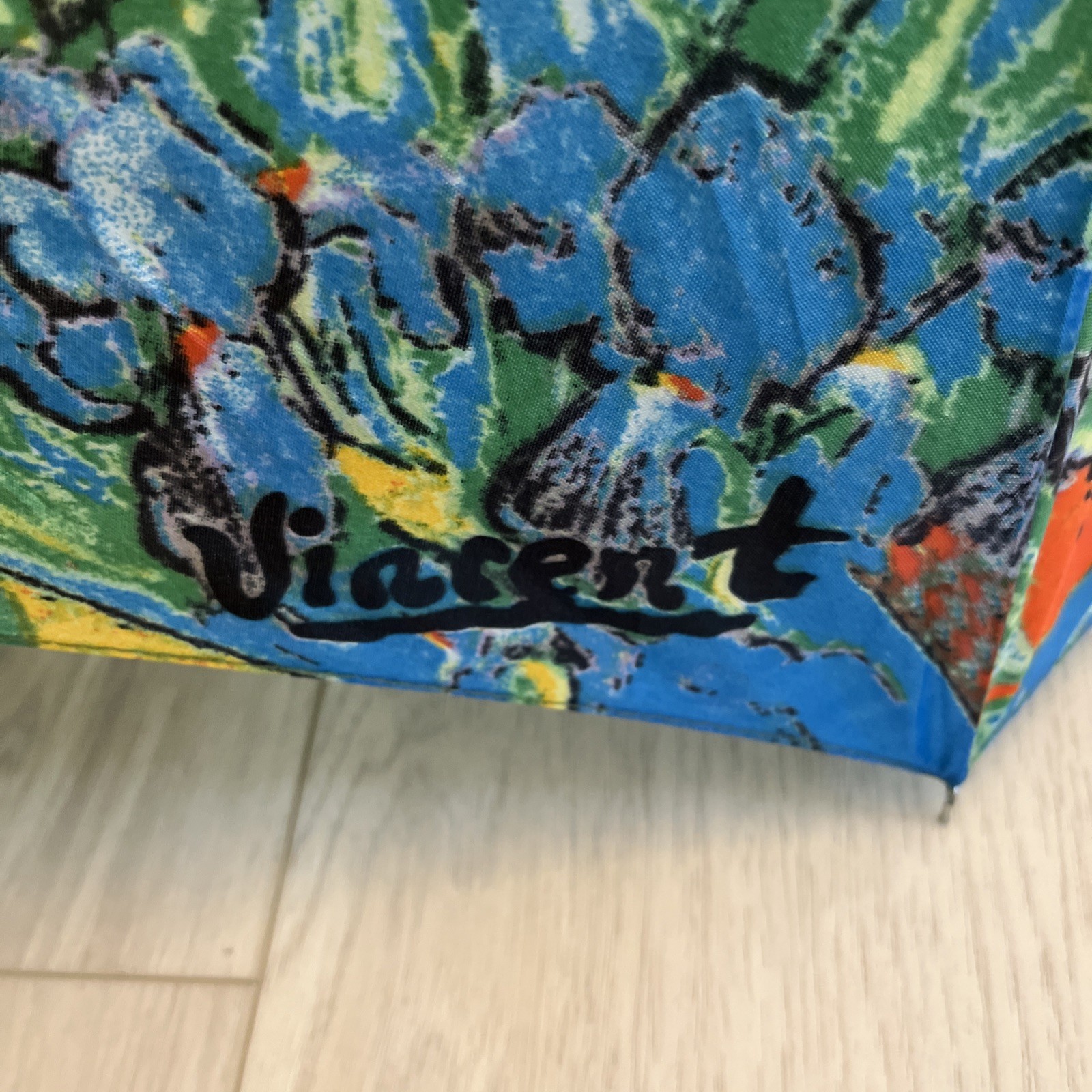 Van Gogh Irises Compact Travel Umbrella