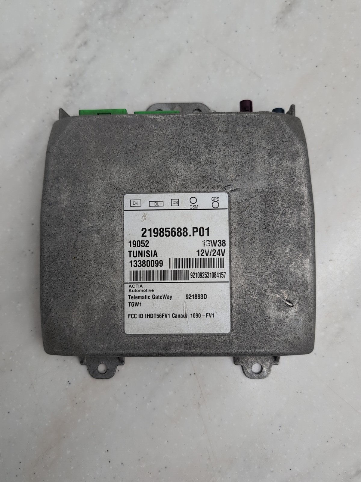 2013 Volvo VNL 21285688.P01 Telematic GateWay 19052 921893D