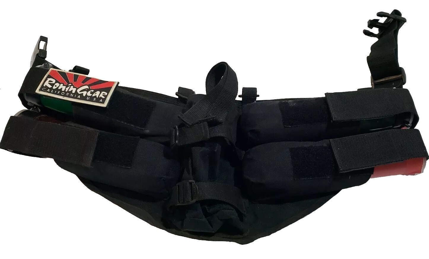 RONIN GEAR Paintball Gun Harness Pack & 4 140 round Pods Feeder Loader Hopper