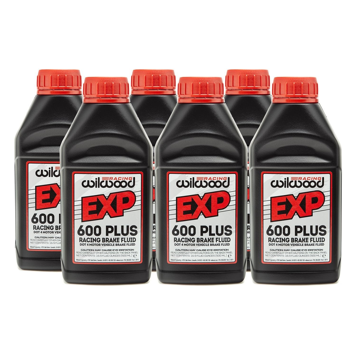 EXP 600 Plus Racing Brake Fluid - 6 Pack-500 ml Bottles