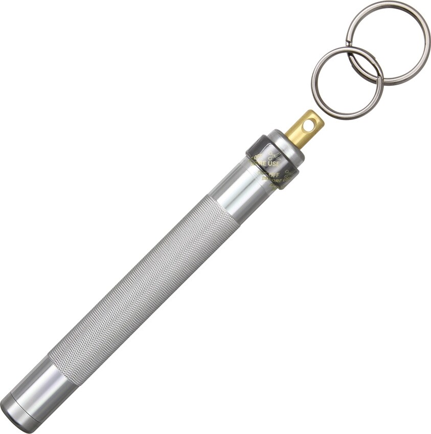 ASP Key Defender Pewter Pepper Spray, 5 3/4" overall, # ASP55152