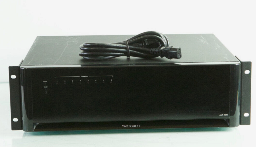 FULLY TESTED Savant AMP-1640 8 Zone/ 16 Channel Whole Home Amplifier n134