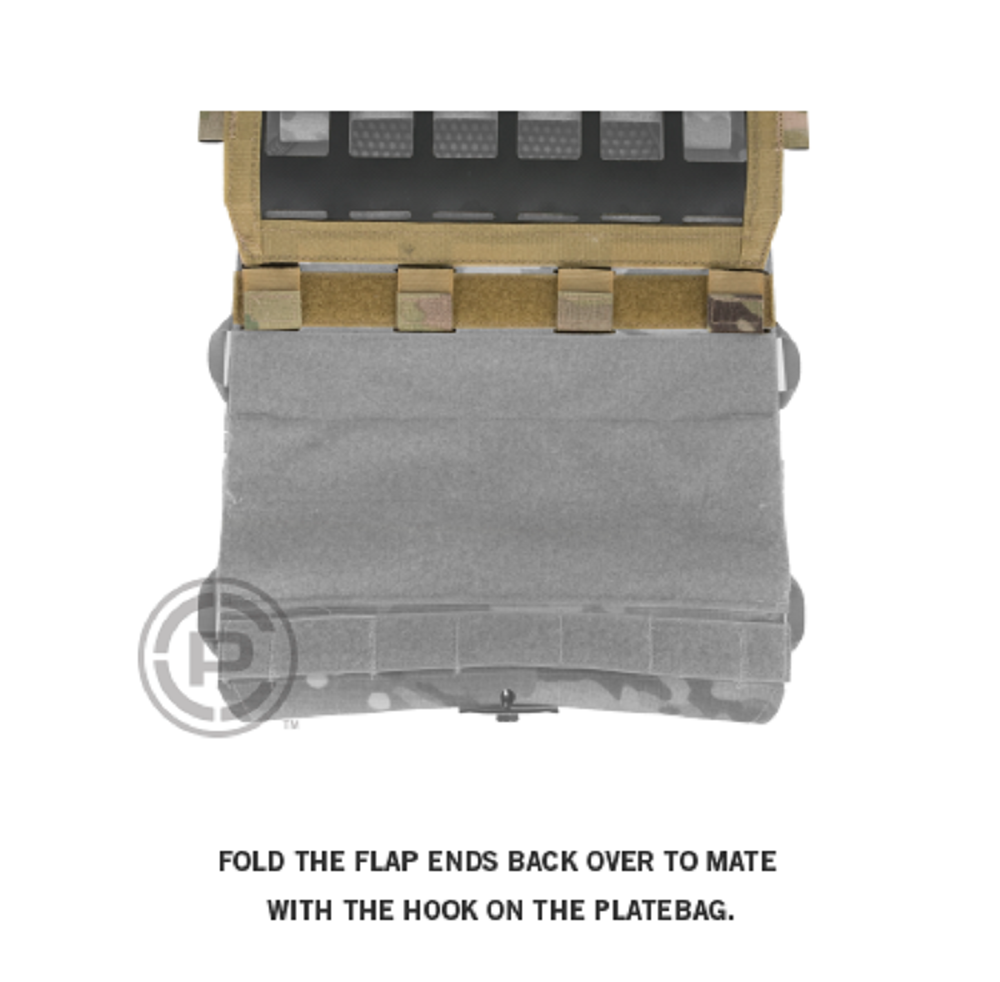 Crye Precision - AirLite Detachable Flap Molle Panel - Coyote Brown