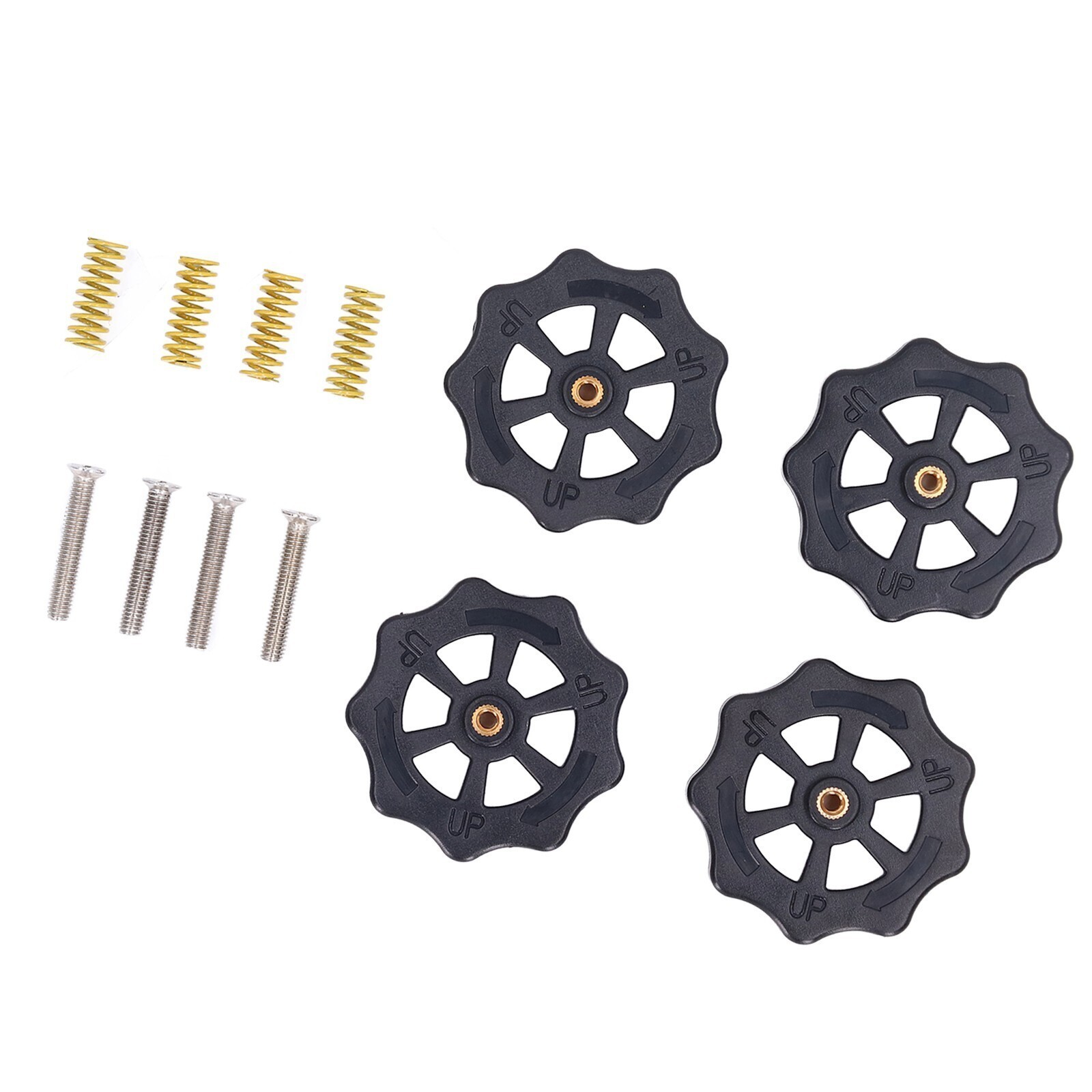 Heated Bed Leveling Nut Hand Leveling Nut Hot Bed Spring Screws Set for 3D