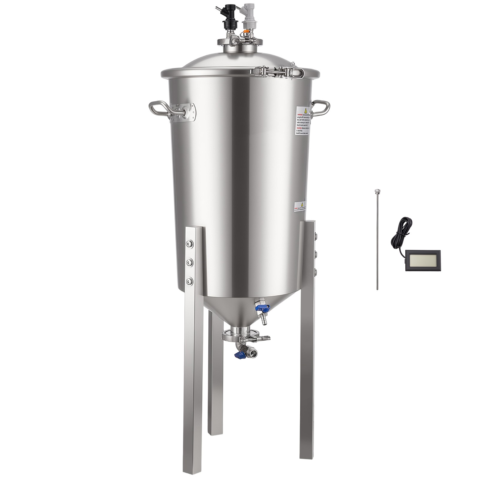 Uimoso Stainless Steel 8 Gal/30L Conical Fermenter for Home Brewing