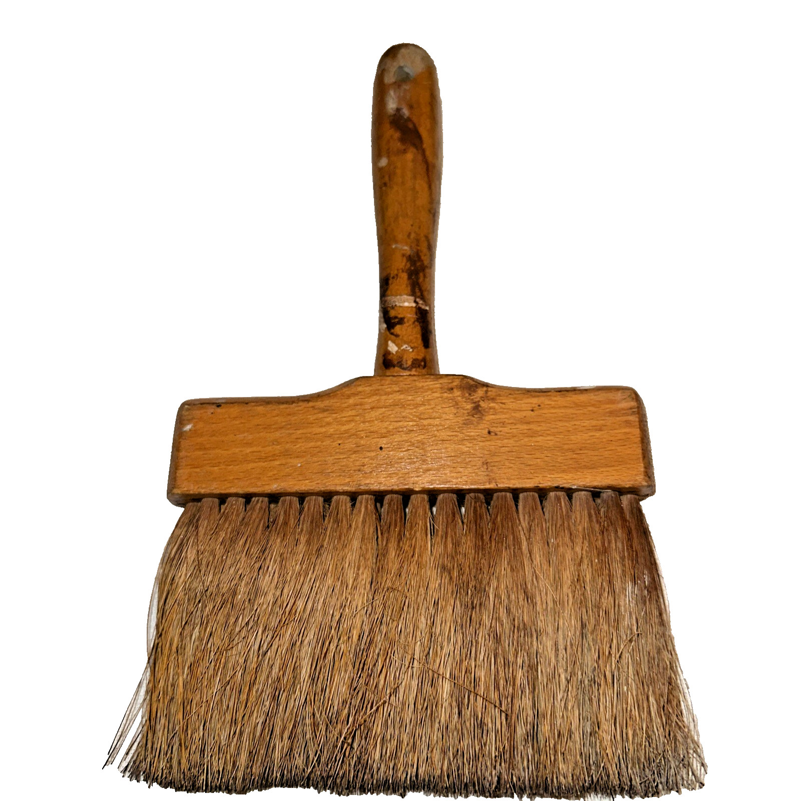 vintage 10.5" large Masonry wood handle paint / wallpaper Bristle Brush