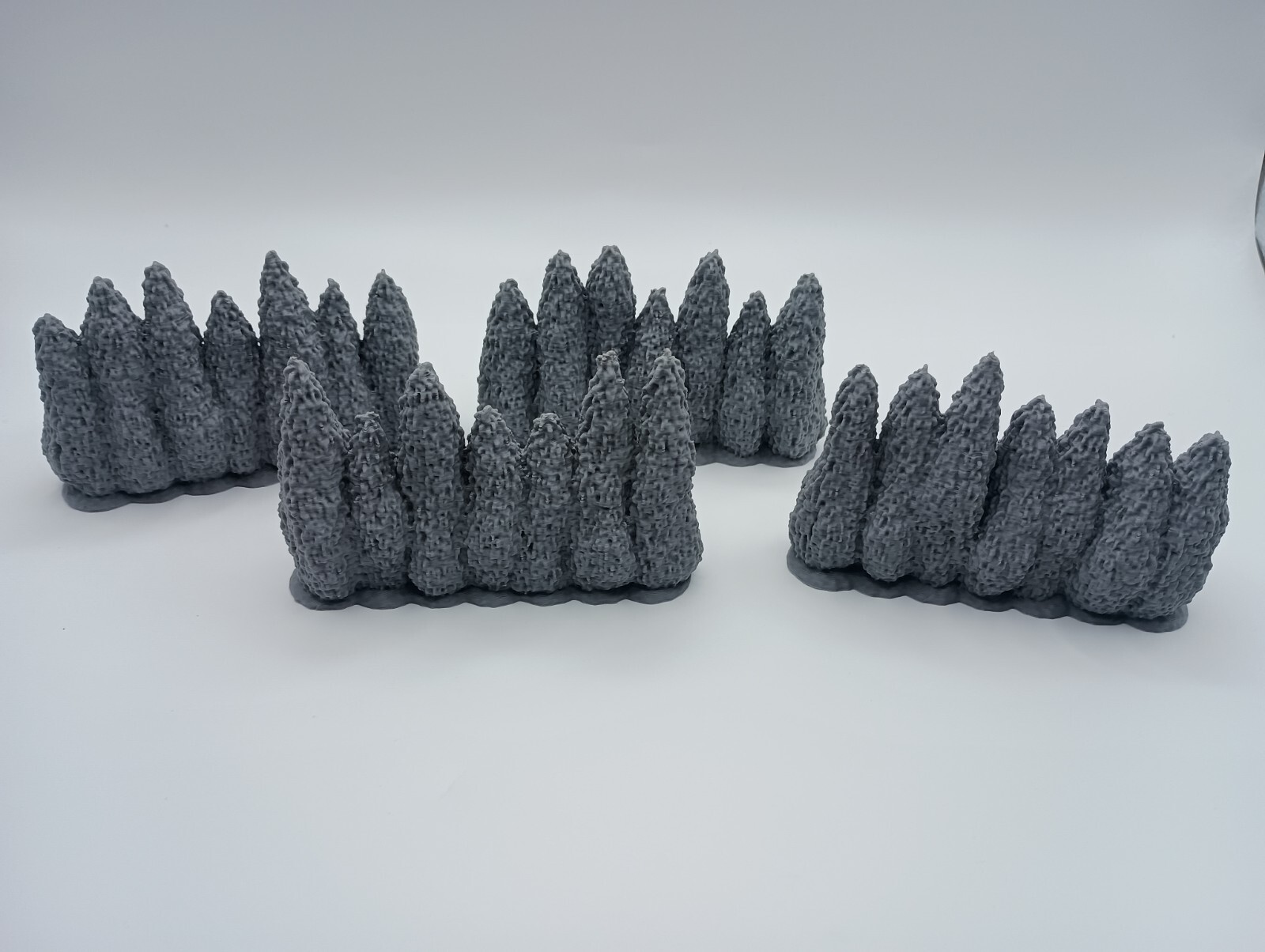 3D Printed Scatter Terrain Bush / Hedgerow Set 4 (28mm-32mm Scale) [PTO]