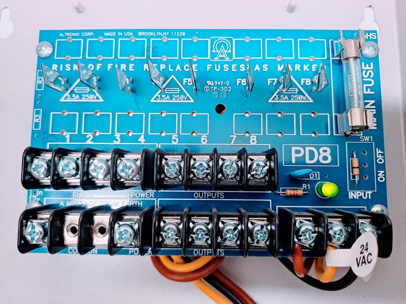 Altronix ALTV248175ULCB3 CCTV Power Supply