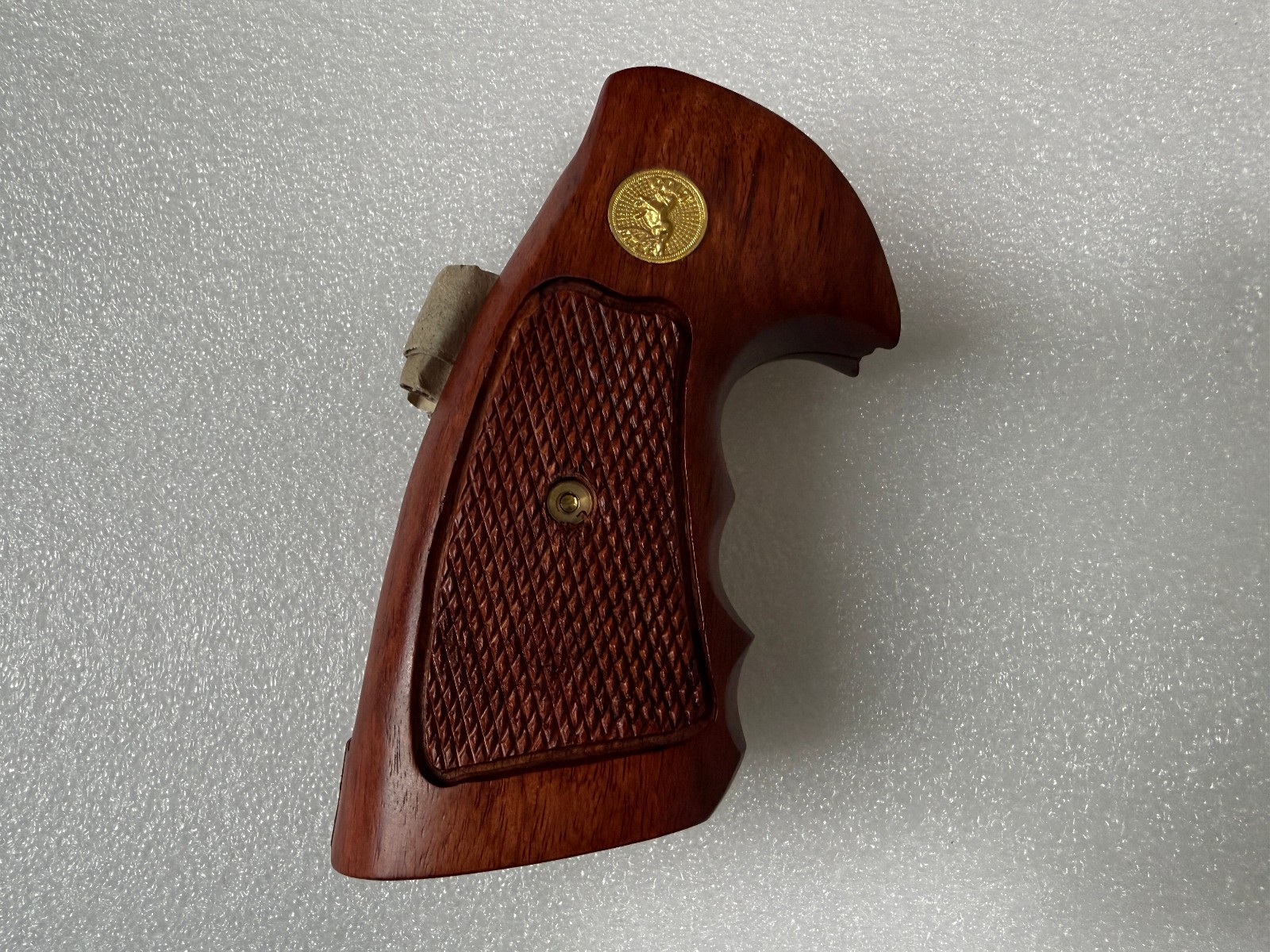 Remade grips checker Wood Decorative Grips For Colt Python grip#Opened