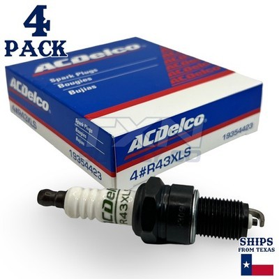 4 Pack Genuine GM ACDelco Spark Plugs R43XLS