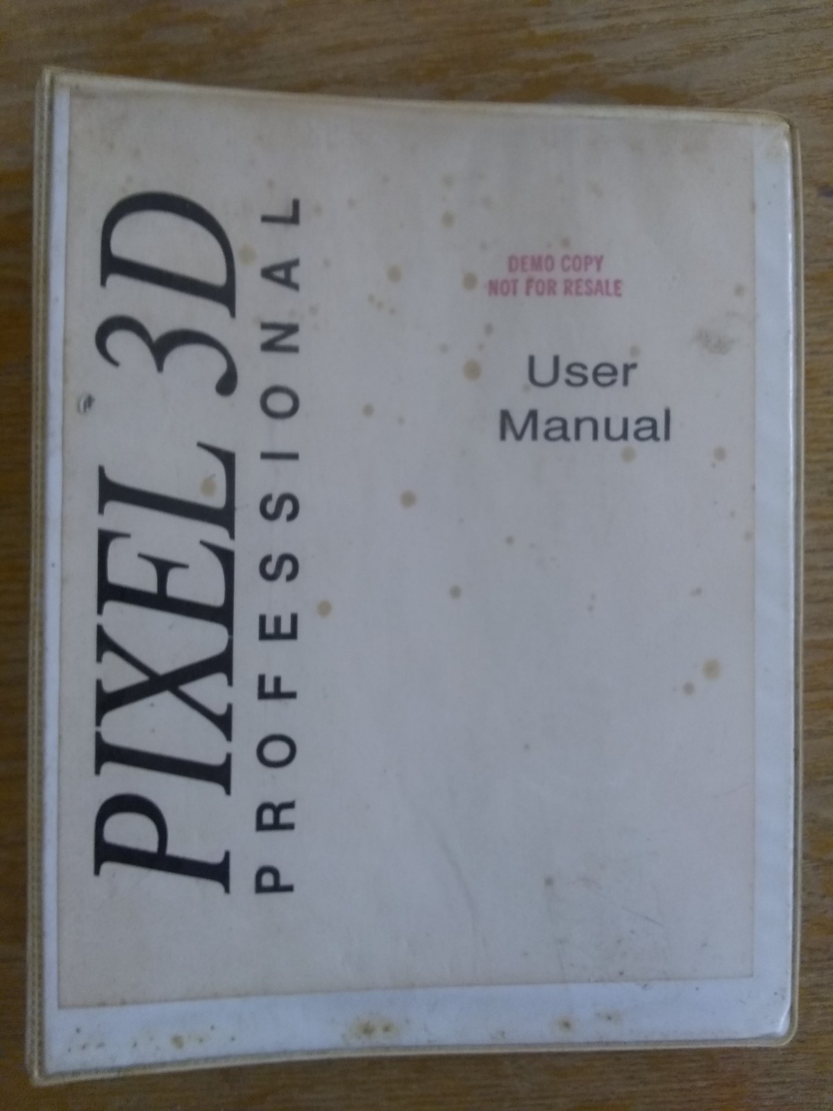 Pixel 3D Professional “DEMO COPY” For Commodore Amiga, IN BINDER, Axiom