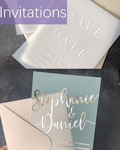 Translucent Vellum Paper Printable for Card Overlays Invitation Envelope Lantern