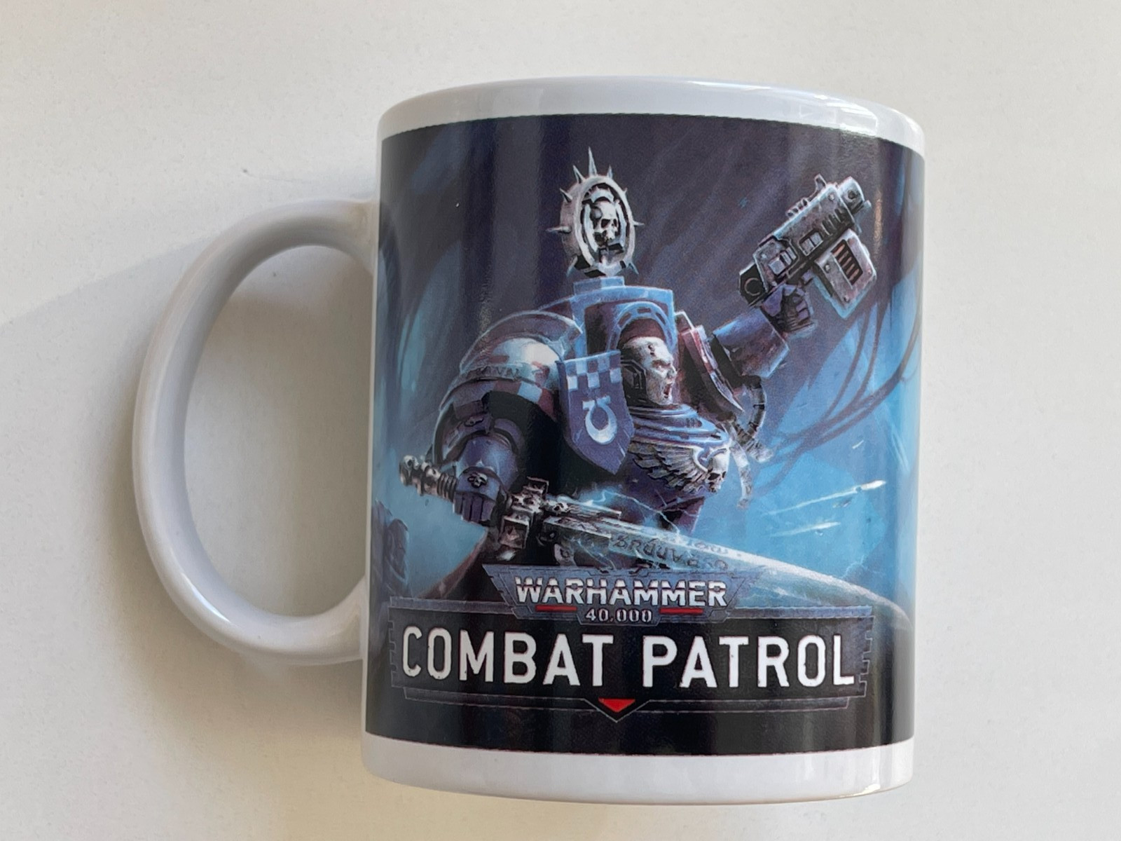 Warhammer 40k Coffee Mug | Space Marines & Tyranids Art | Brand New in Box