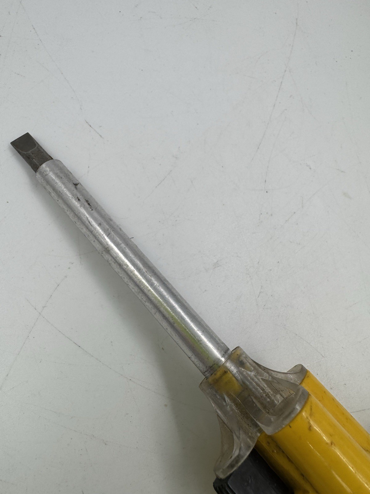 Screwball Ratchet Driver with 4 End Attachments Used
