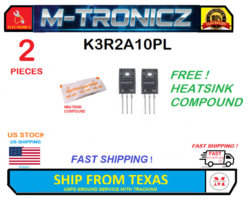 2 PIECES  K3R2A10PL TK3R2A10PL  For SONY XR-77A80J  $AVE  FREE HEATSINK COMPOUND