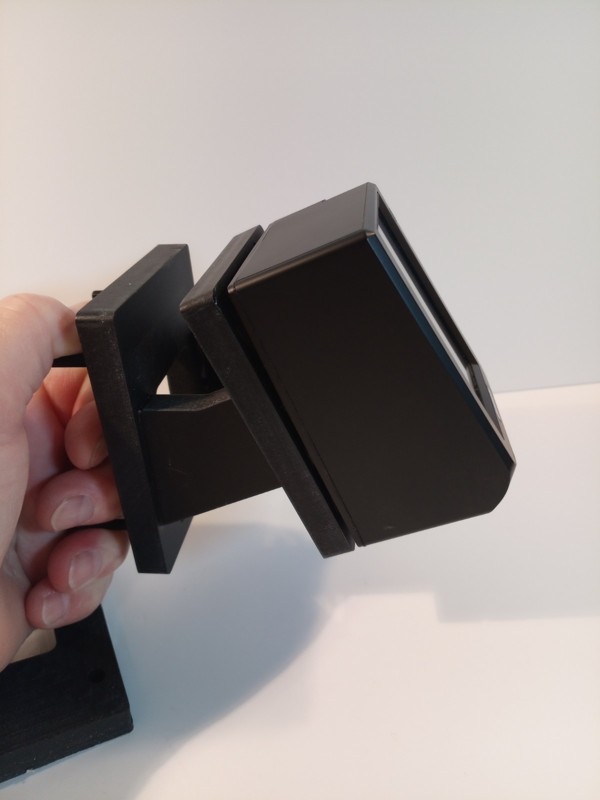 Parlevel Systems POS Kiosk Angled Card Reader Mounting Bracket, Black