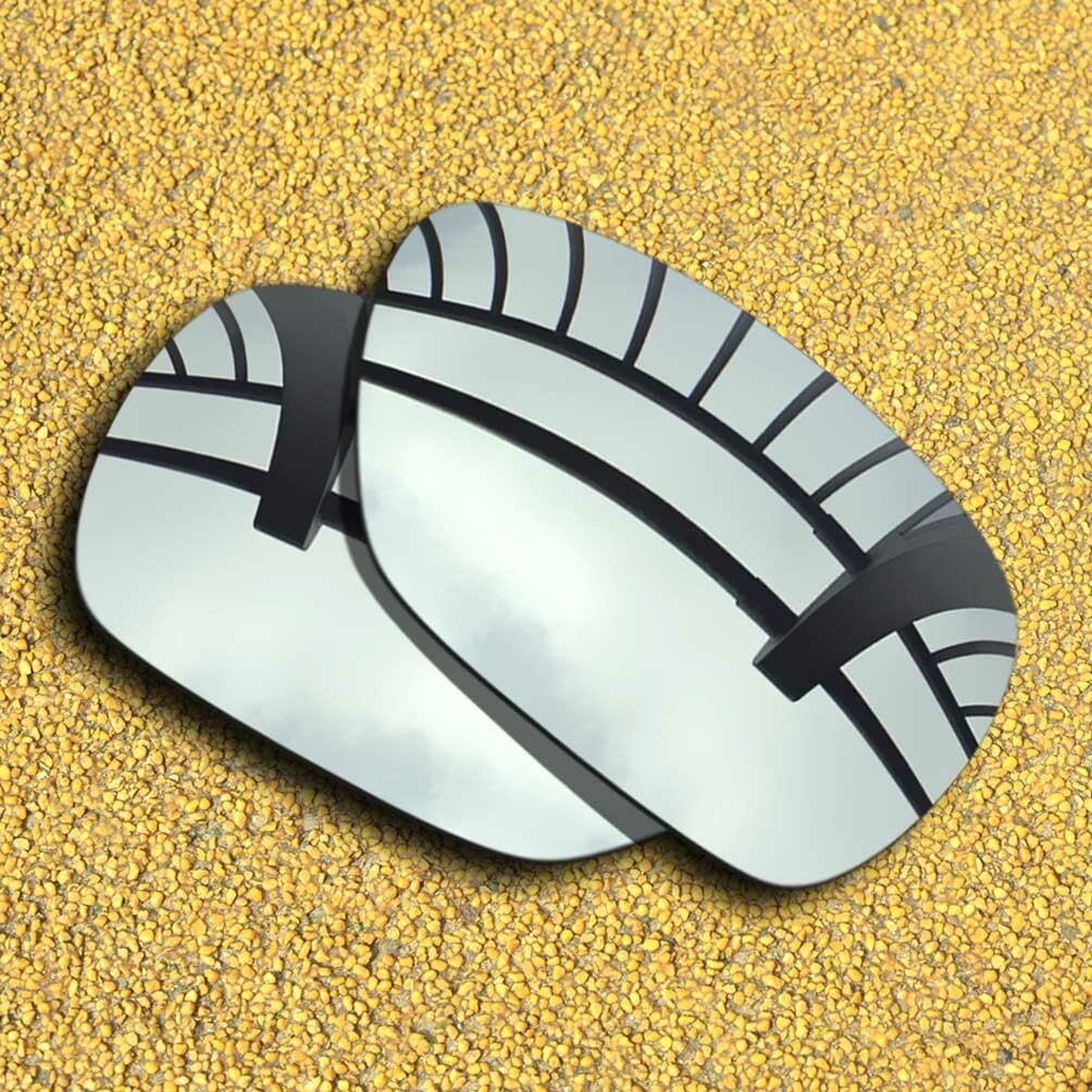 Polarized Lenses Replacement for-Oakley C Wire 2011 Sunglasses - Silver Mirror