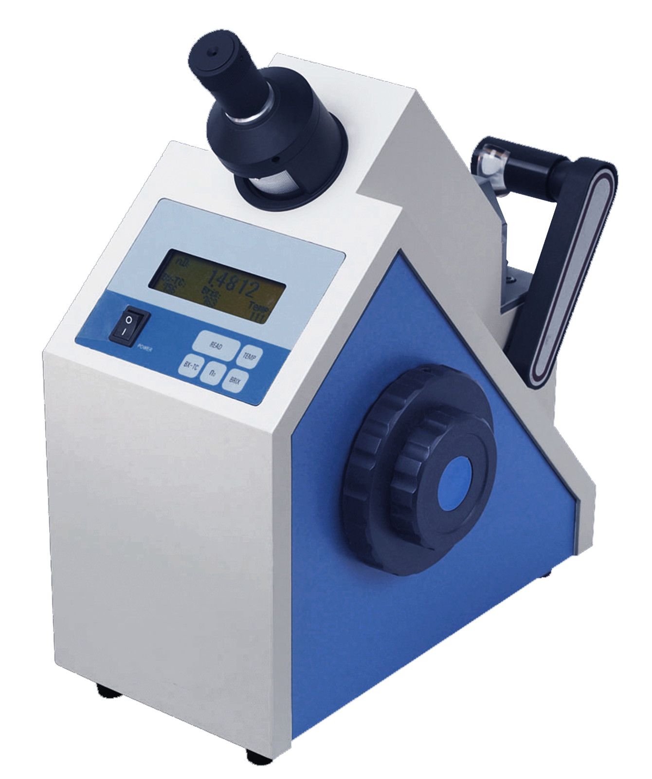 Digital Lab ABBE Refractometer with Range 1.3000 to 1.7000nD Temp Range 0-50℃