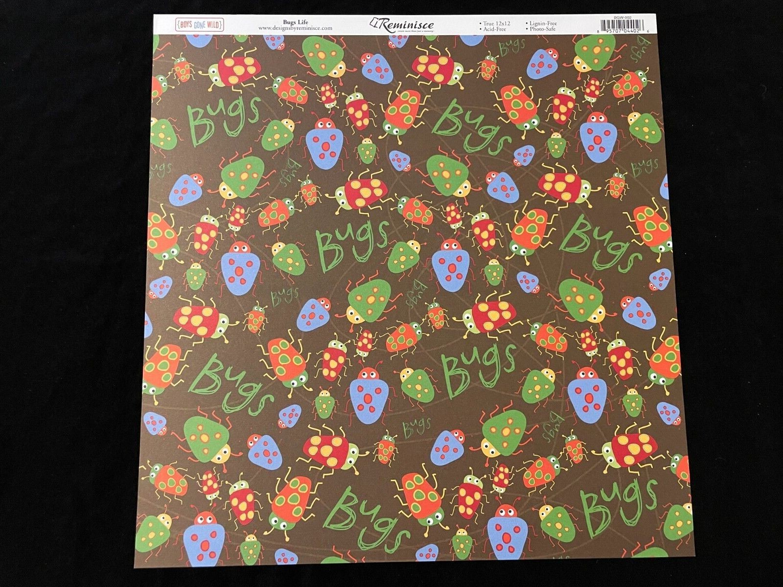 REMINISCE "BOYS GONE WILD" 12X12 SS PAPERS
