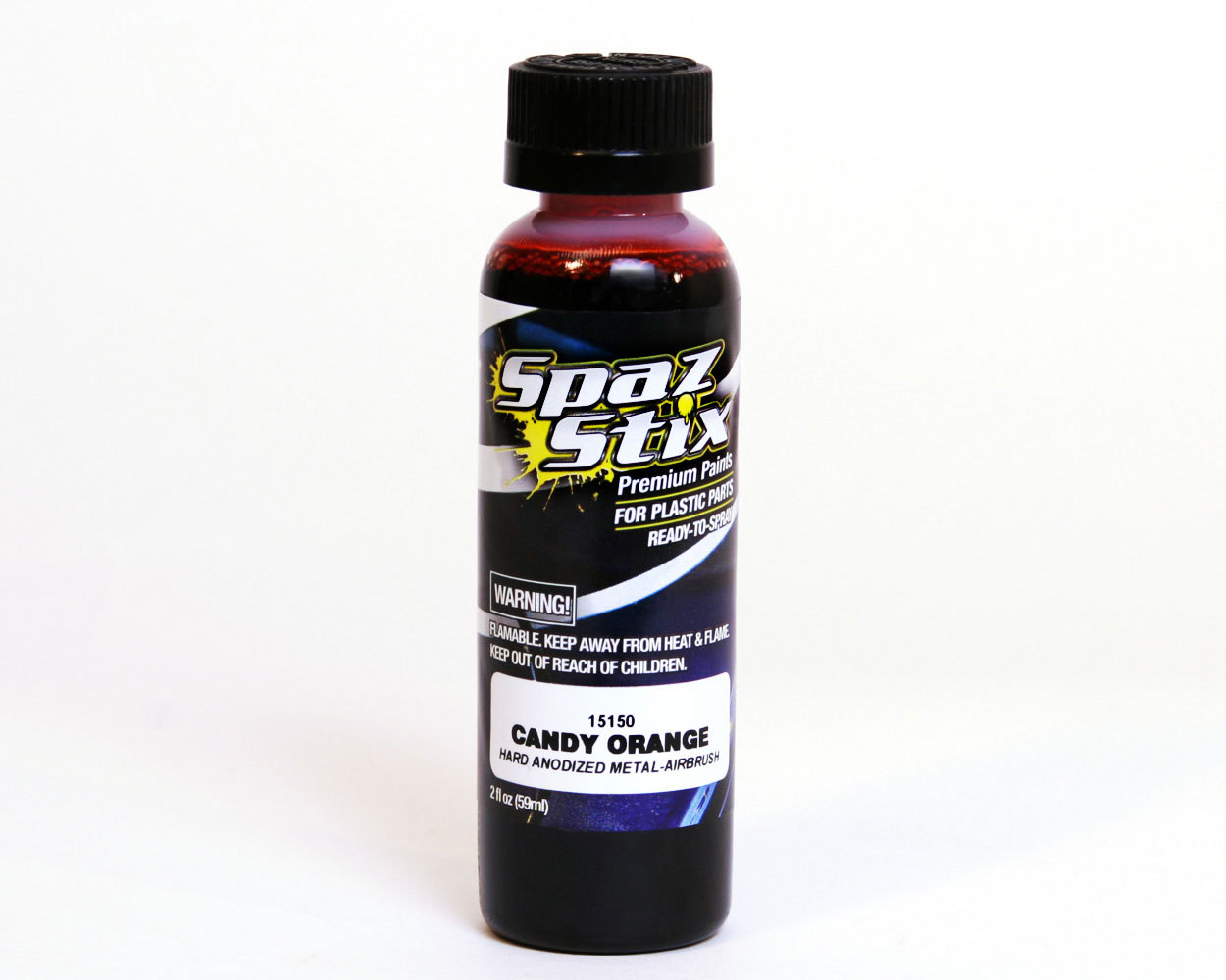 SPAZ STIX CANDY ORANGE  AIRBRUSH PAINT 2 OZ. SZX15150 LEXAN RC R/C NEW