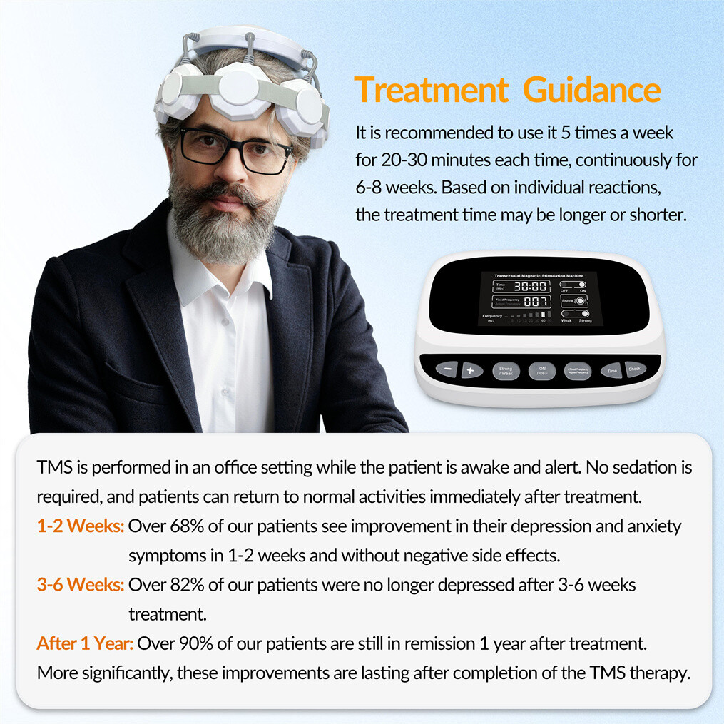 rTMS Transcranial Stimulation Machine Adjustable Strength for Depression Therapy