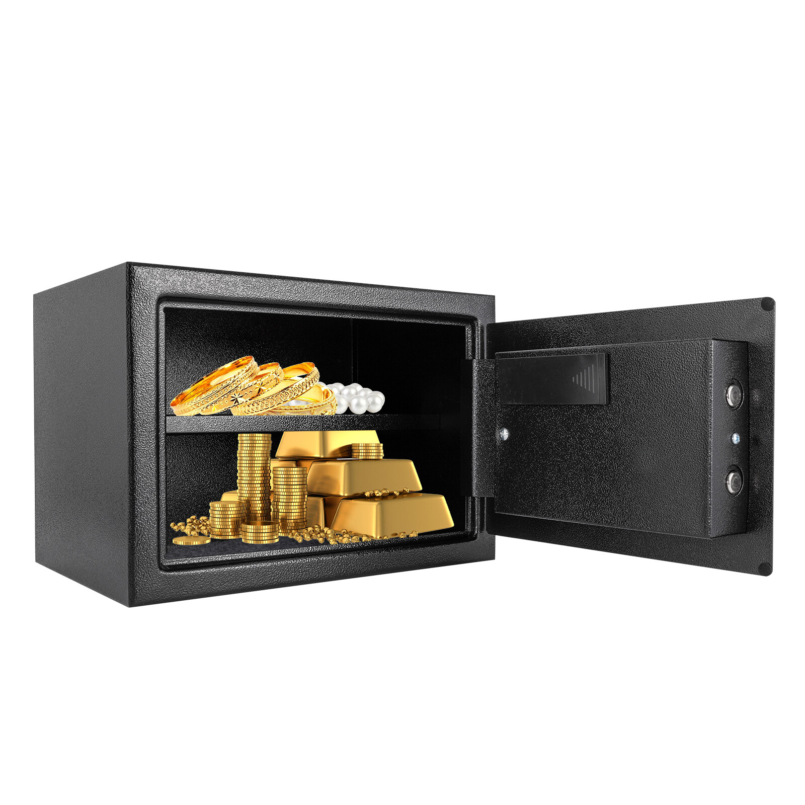 Large Safety Steel Safe Box Digital Keypad Lock for Home Cash Security