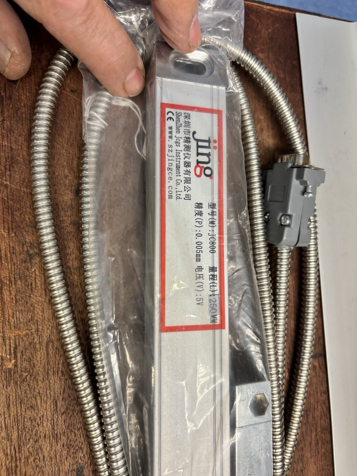 Jing JC8800 Linear Encoder Scale Kit w/ Cable & Bracket, 250mm Range