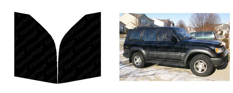 DUO CARBON CERAMIC PRECUT WINDOW TINT KIT FOR LEXUS LX 450 96-97 FRONT DOORS