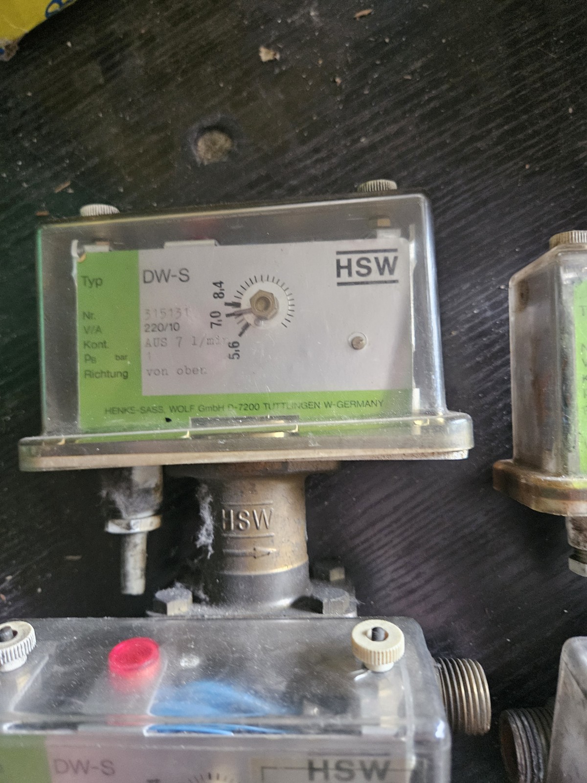 HSW Henke-Sass DW-S Flowmeter 5.6-8.4L Flow Monitor Used Tested