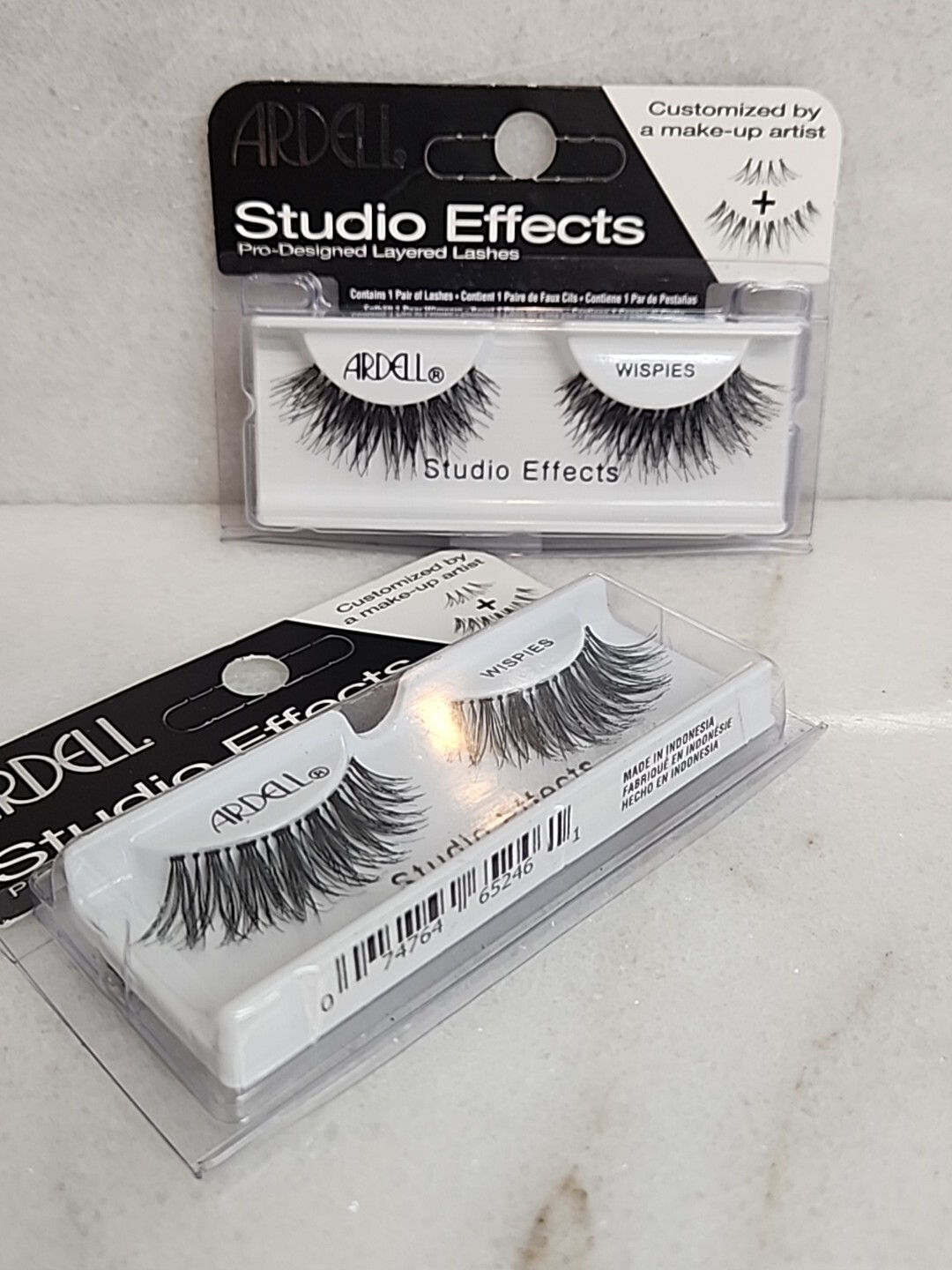 2 Ardell Studio Effects Pro Designed Layered Lashes  - Wispies