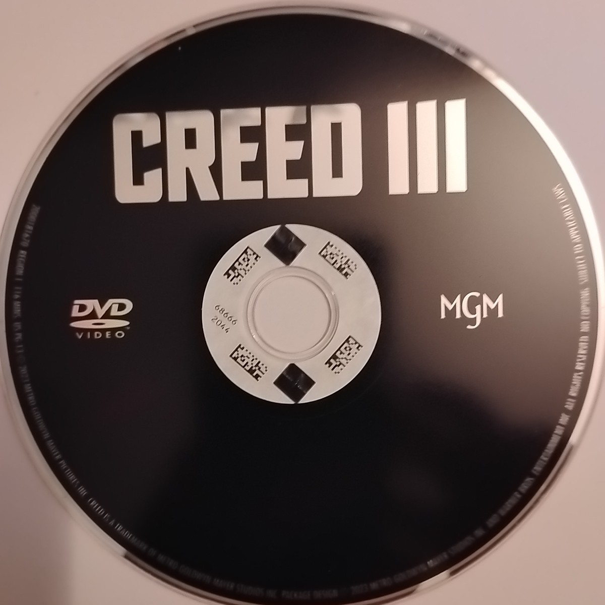 DVD Creed 3 Rdbx Disc Only 3278