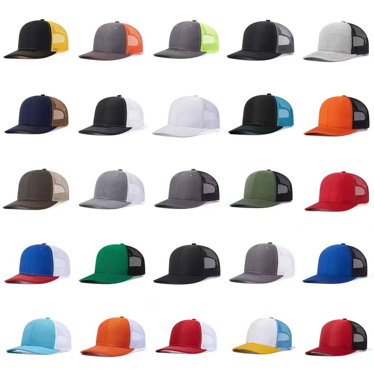 Richardson Trucker Hat Unisex Snapback Mesh Cap Baseball Adjustable